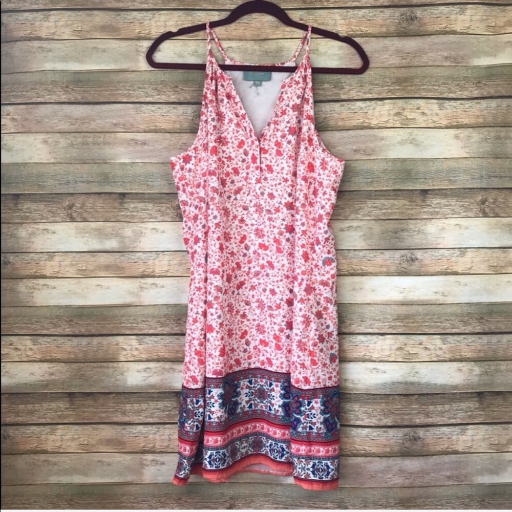 Anthropologie Skies Are Blue Halter Dress L